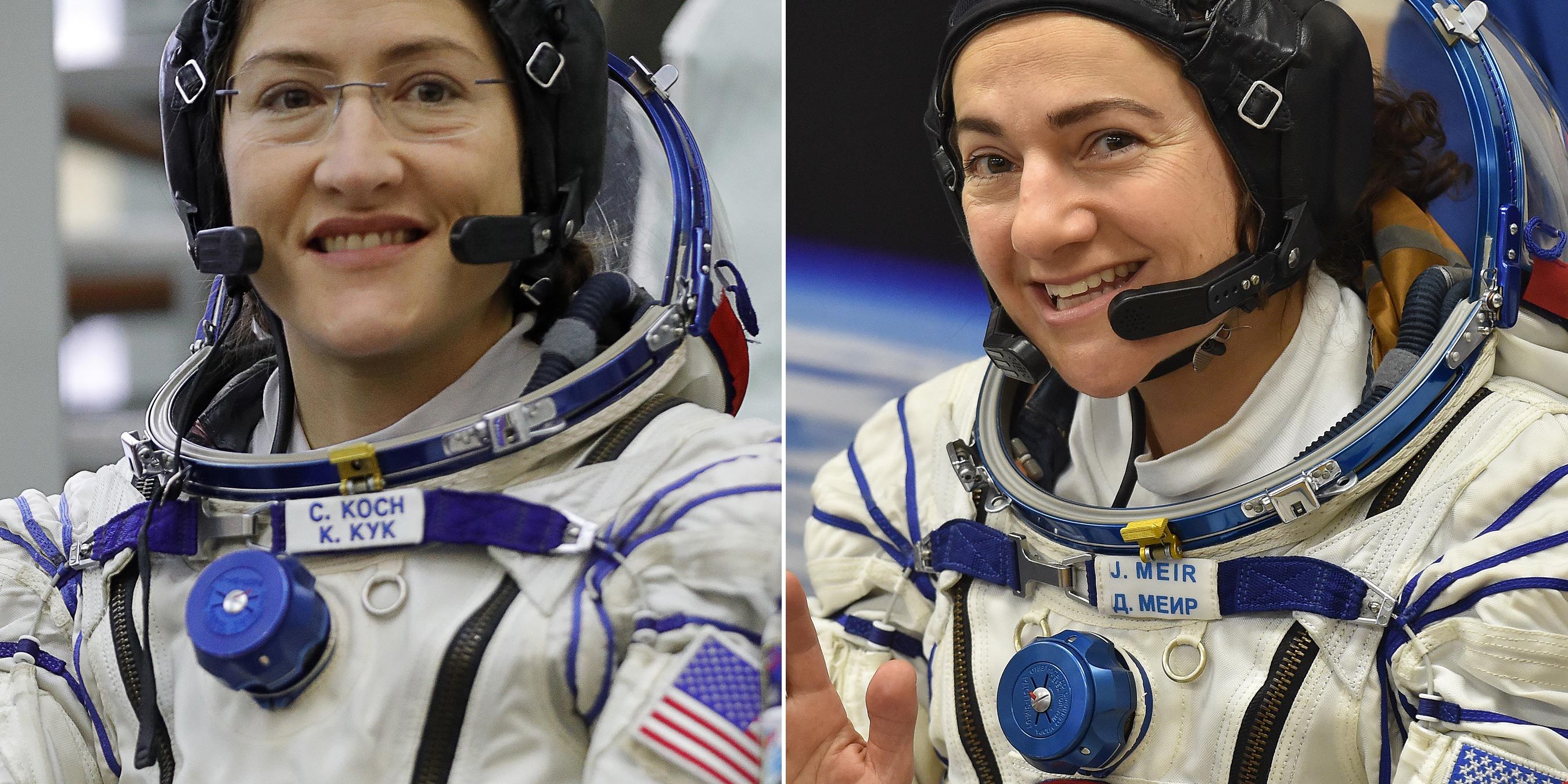 Christina Koch și Jessica Meir