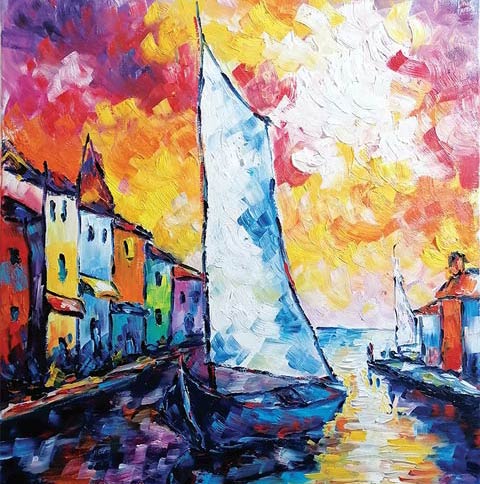 Expoziție de pictură I. Corâci, Convorbiri despre artă