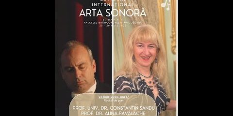 Recital de pian – Prof. Dr. Univ. Constantin Sandu și Prof. Dr. Alina Pavalache