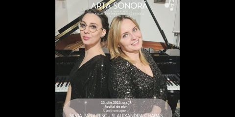 Recital de pian – Duo Silvia Panaitescu și Alexandra Charas “Let’s twist again”
